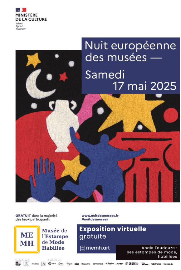 Affiche Nuit des musées 2025, memh.art